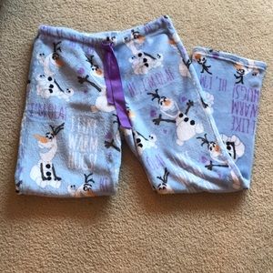 Olaf PJ pants!